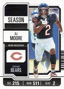 2023 Panini Contenders Football Season Ticket Retail DJ Moore #18