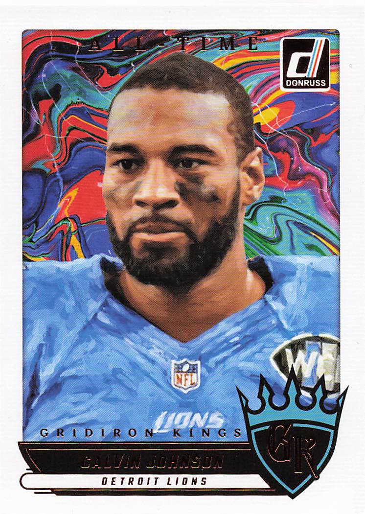 2025 Donruss Football All-Time Gridiron Kings Calvin Johnson #ATGK-CJN