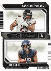 2023 Panini Contenders Football Round Numbers Roschon Johnson / Tyler Scott #19