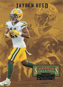 2023 Panini Contenders Football Rookie Stallions Jayden Reed #22