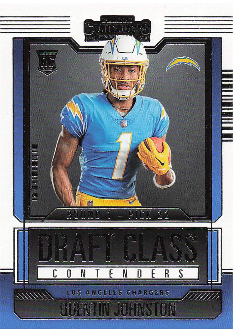 2023 Panini Contenders Football Draft Class Contenders Quentin Johnston #18