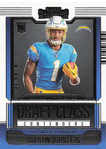 2023 Panini Contenders Football Draft Class Contenders Quentin Johnston #18
