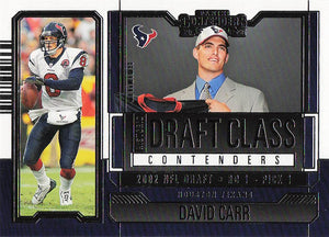 2023 Panini Contenders Historic Draft Class Contenders David Carr #HDC-DC