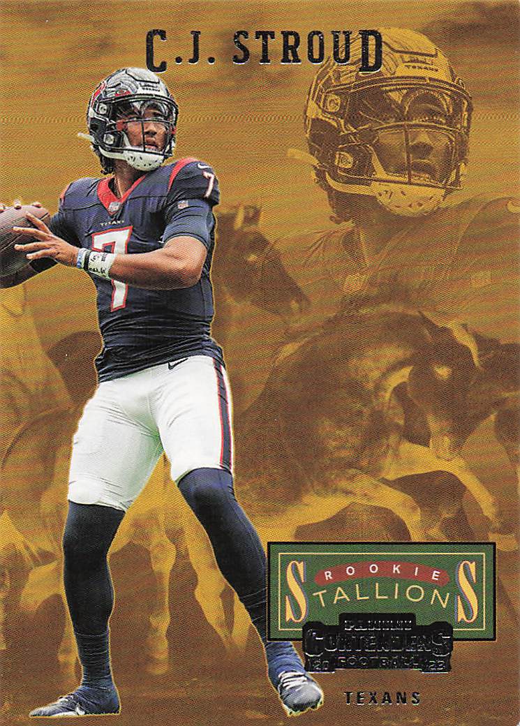 2023 Panini Contenders Football Rookie Stallions C.J. Stroud #6