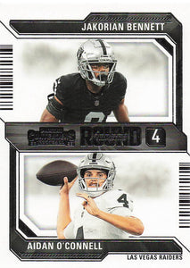 2023 Panini Contenders Round Numbers Jakorian Bennett / Aidan O'Connell #18