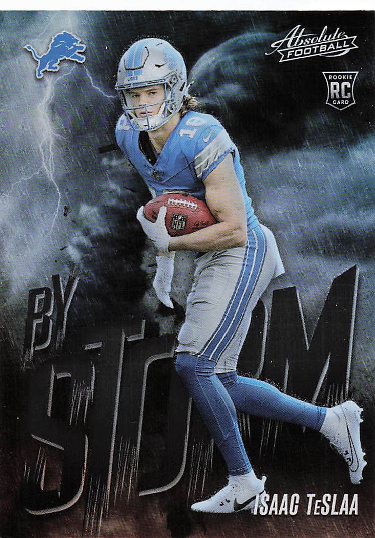 2025 Panini Absolute Football By Storm Isaac TeSlaa #5