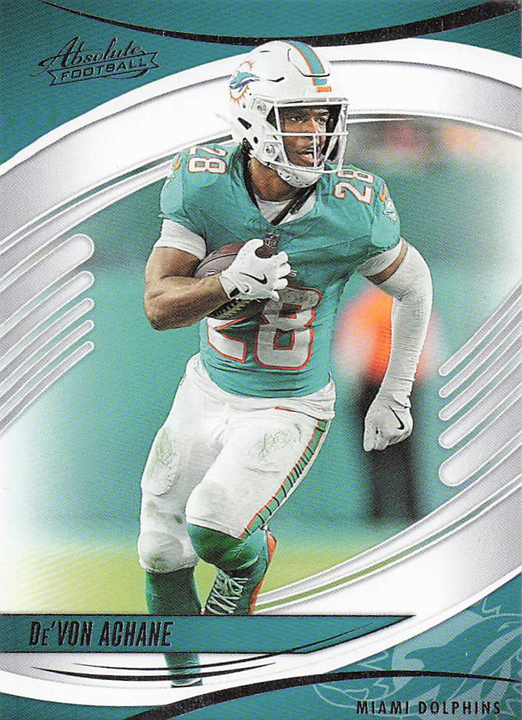 2025 Panini Absolute Football Retail De'Von Achane #85