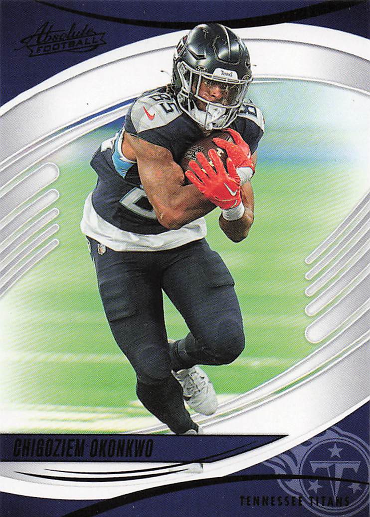 2025 Panini Absolute Football Green Chigoziem Okonkwo #33