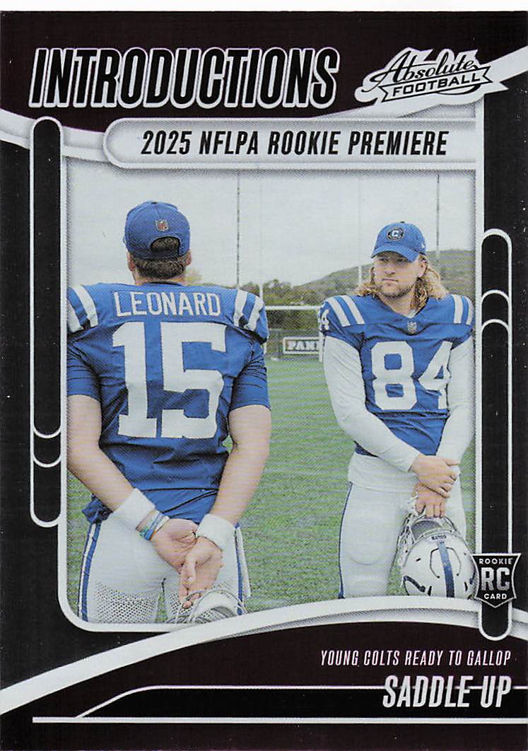 2025 Panini Absolute Football Introductions Saddle Up #I-RLD