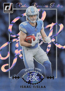 2025 Donruss Football Rated Rookies Retro Isaac TeSlaa #6