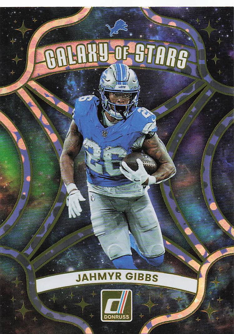 2025 Donruss Football Galaxy of Stars Jahmyr Gibbs #3