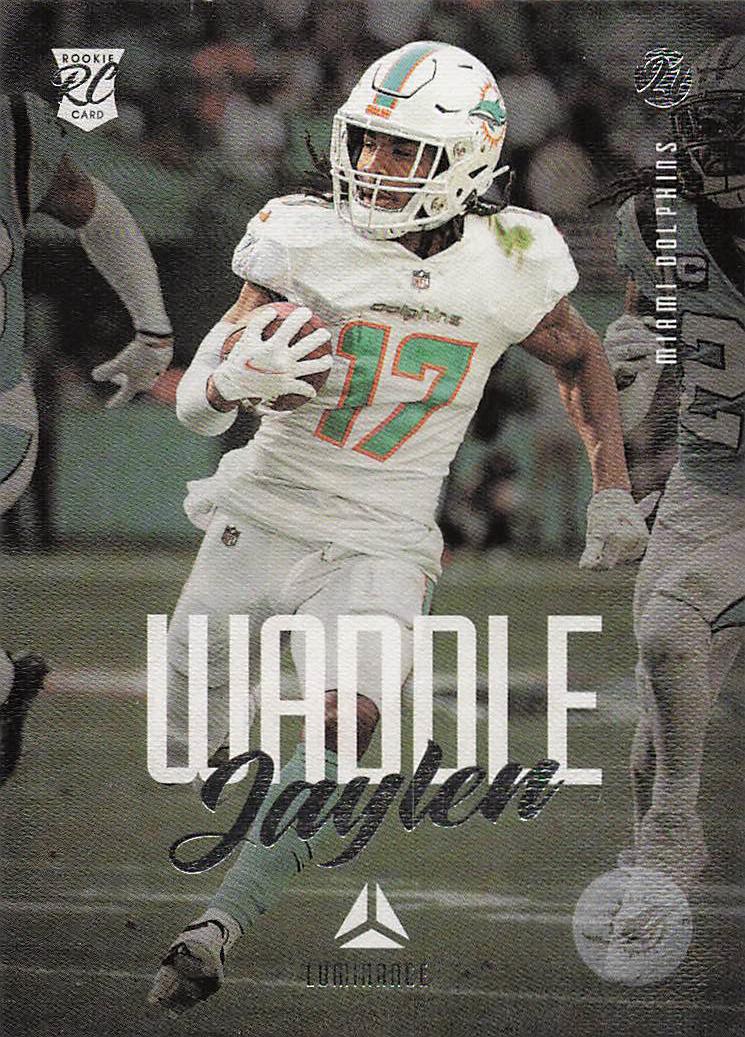 2021 Panini Chronicles Football Luminance Update Rookies Jaylen Waddle #213