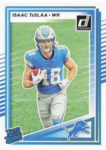2025 Donruss Football Isaac TeSlaa #338 Rookie