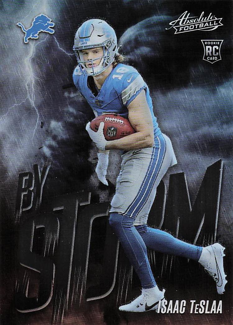2025 Panini Absolute Football By Storm Isaac TeSlaa #5