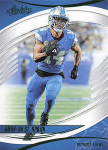 2025 Panini Absolute Football Green Amon-Ra St. Brown #45