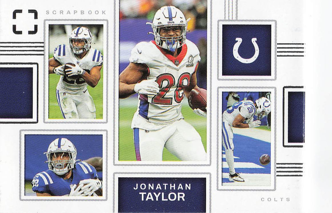 2025 Panini Photogenic Football Scrapbook Jonathan Taylor #10