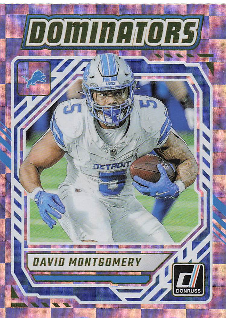 2025 Donruss Football Dominators David Montgomery #DOM-DMY