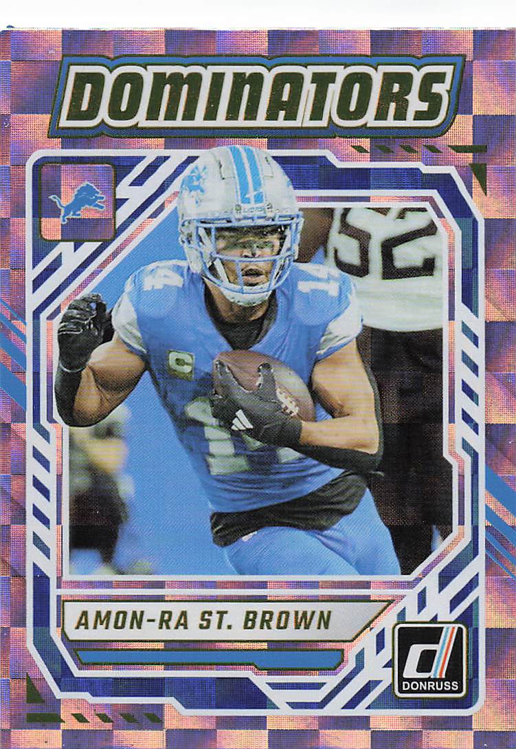 2025 Donruss Football Dominators Amon-Ra St. Brown #DOM-ASN
