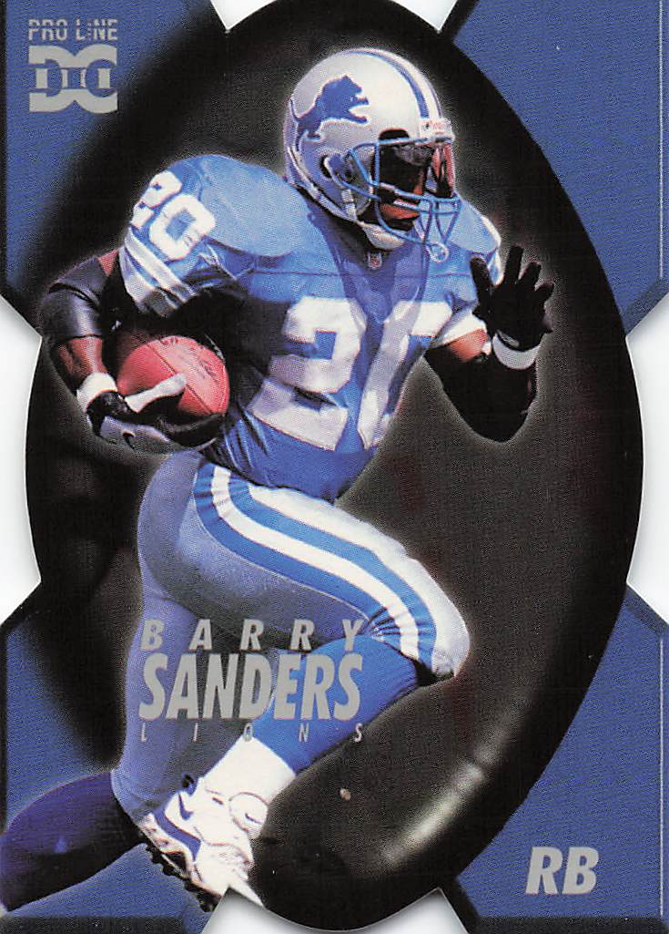 1998 Pro Line DC III Football Retail Barry Sanders #17
