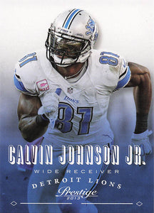 2013 Panini Prestige Football Calvin Johnson #65