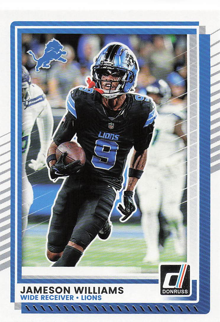 2025 Donruss Football Jameson Williams #9