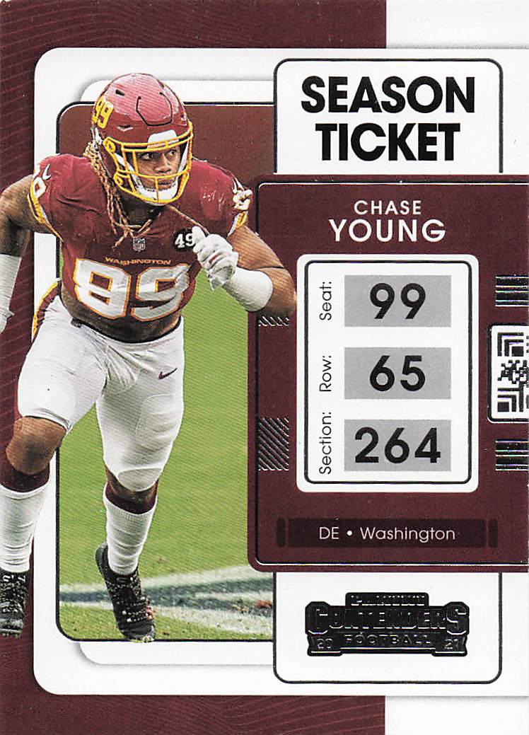2021 Panini Contenders Football Chase Young #100