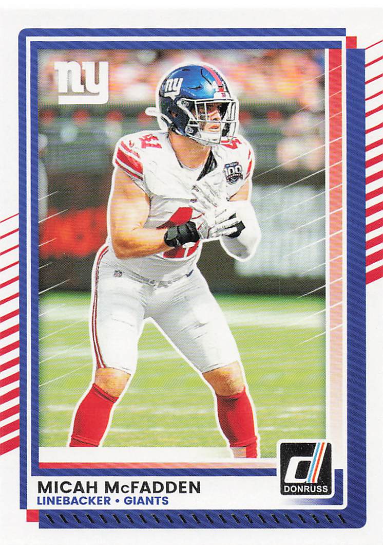 2025 Donruss Football Micah McFadden #55