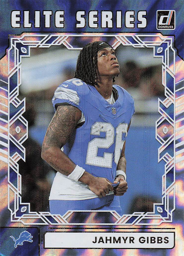 2025 Donruss Football The Elite Series Jahmyr Gibbs #TES-JGI