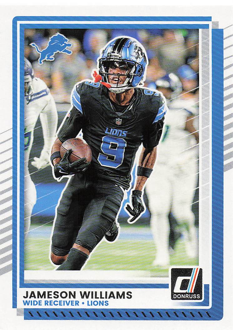 2025 Donruss Football Jameson Williams #9