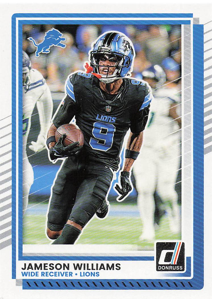 2025 Donruss Football Jameson Williams #9