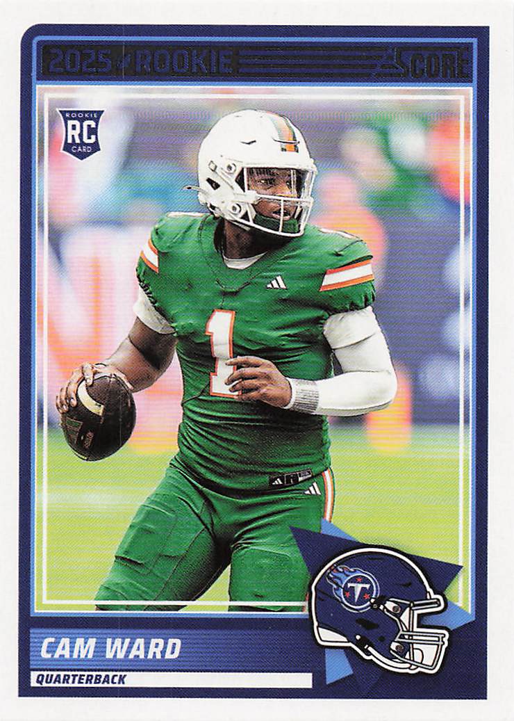 2025 Score Football Cam Ward #13 Rookie