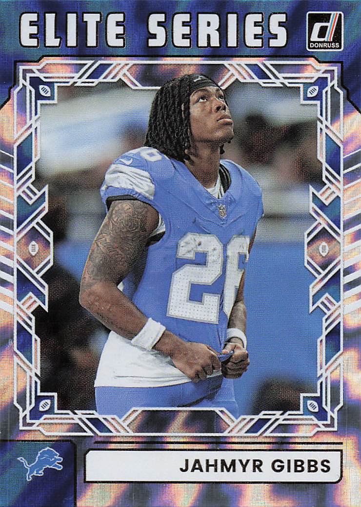 2025 Donruss Football The Elite Series Jahmyr Gibbs #TES-JGI
