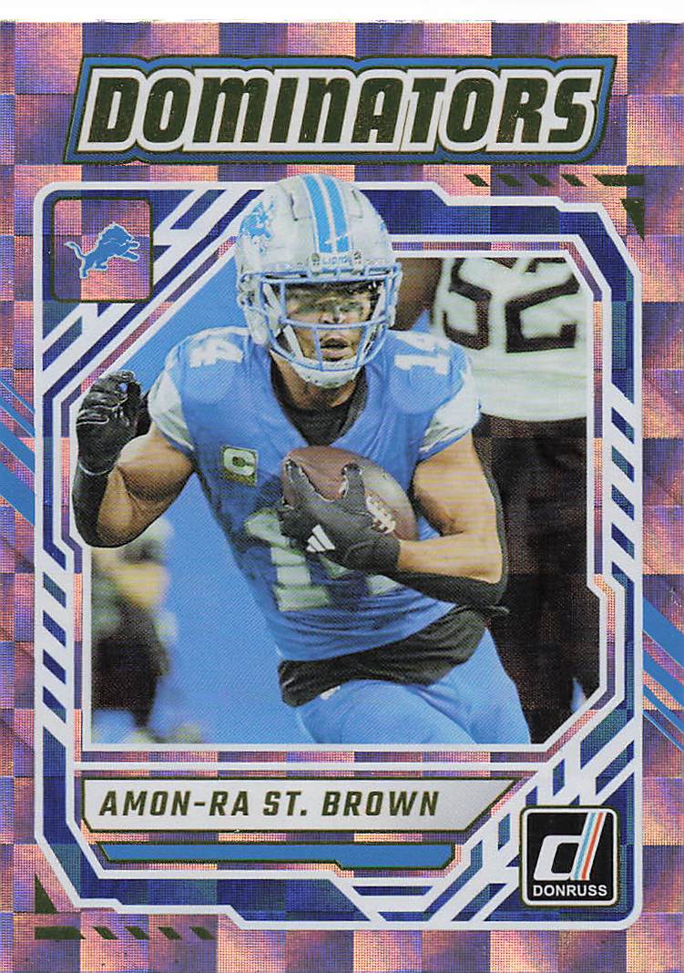 2025 Donruss Football Dominators Amon-Ra St. Brown #DOM-ASN