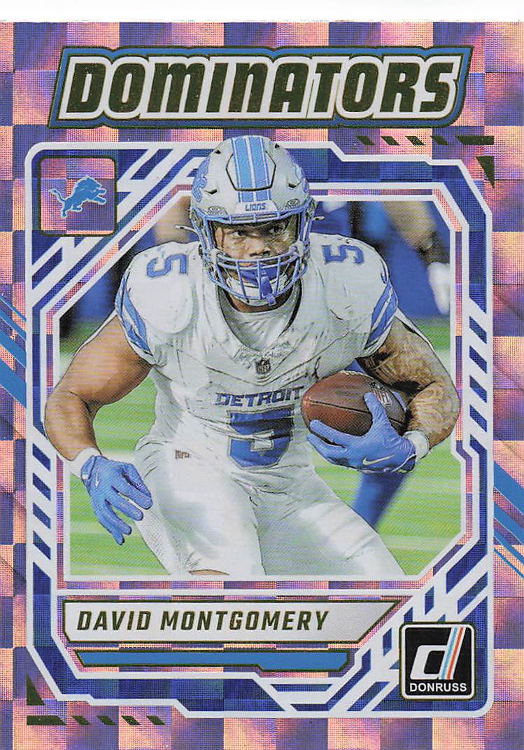 2025 Donruss Football Dominators David Montgomery #DOM-DMY