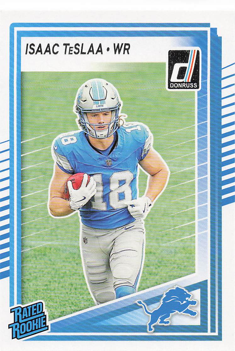 2025 Donruss Football Isaac TeSlaa #338 Rookie