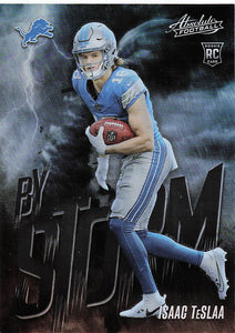 2025 Panini Absolute Football By Storm Isaac TeSlaa #5