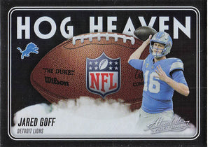 2025 Panini Absolute Football Hog Heaven Jared Goff #HH-JGF