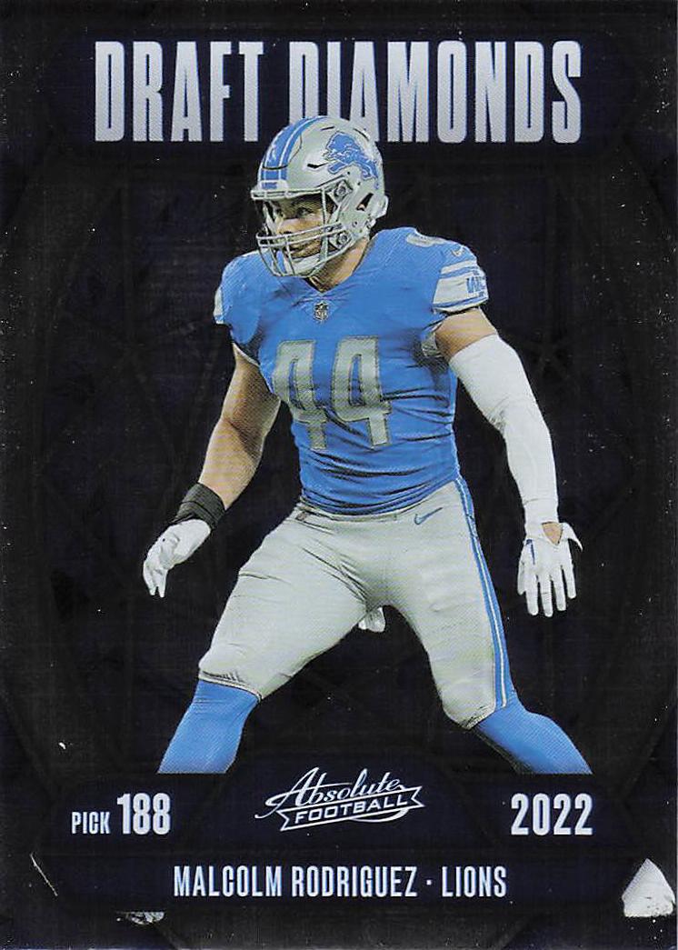 2025 Panini Absolute Football Draft Diamonds Malcolm Rodriguez #DD-MRZ