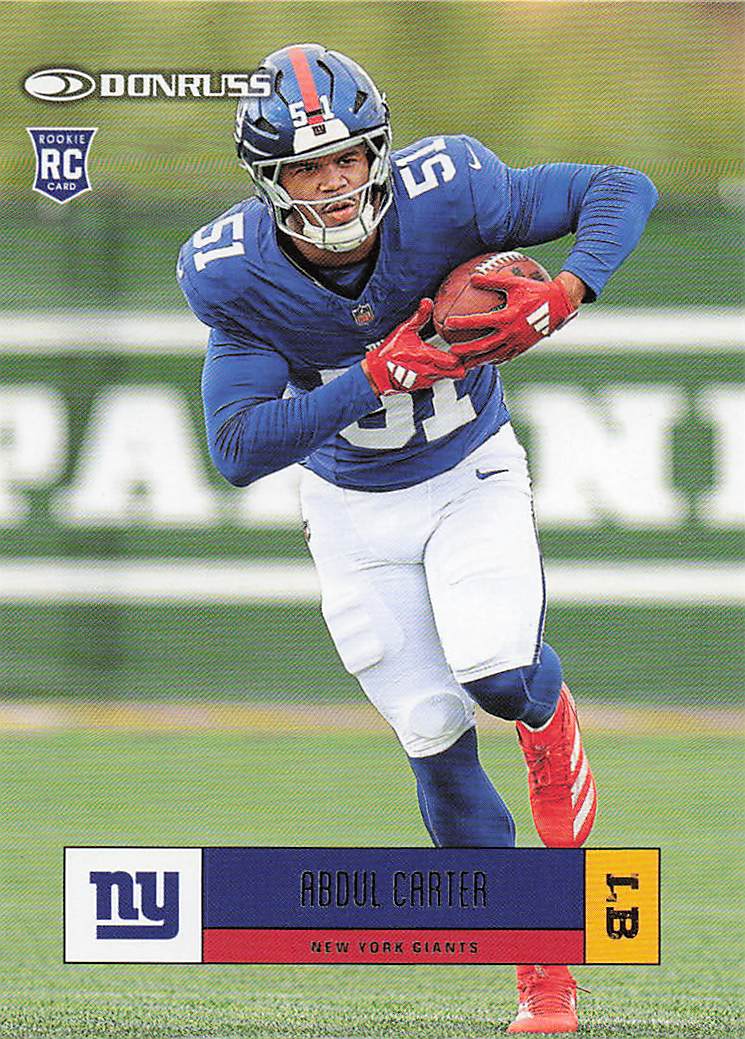 2025 Donruss Football Retro 2005 Abdul Carter #R05-ABC