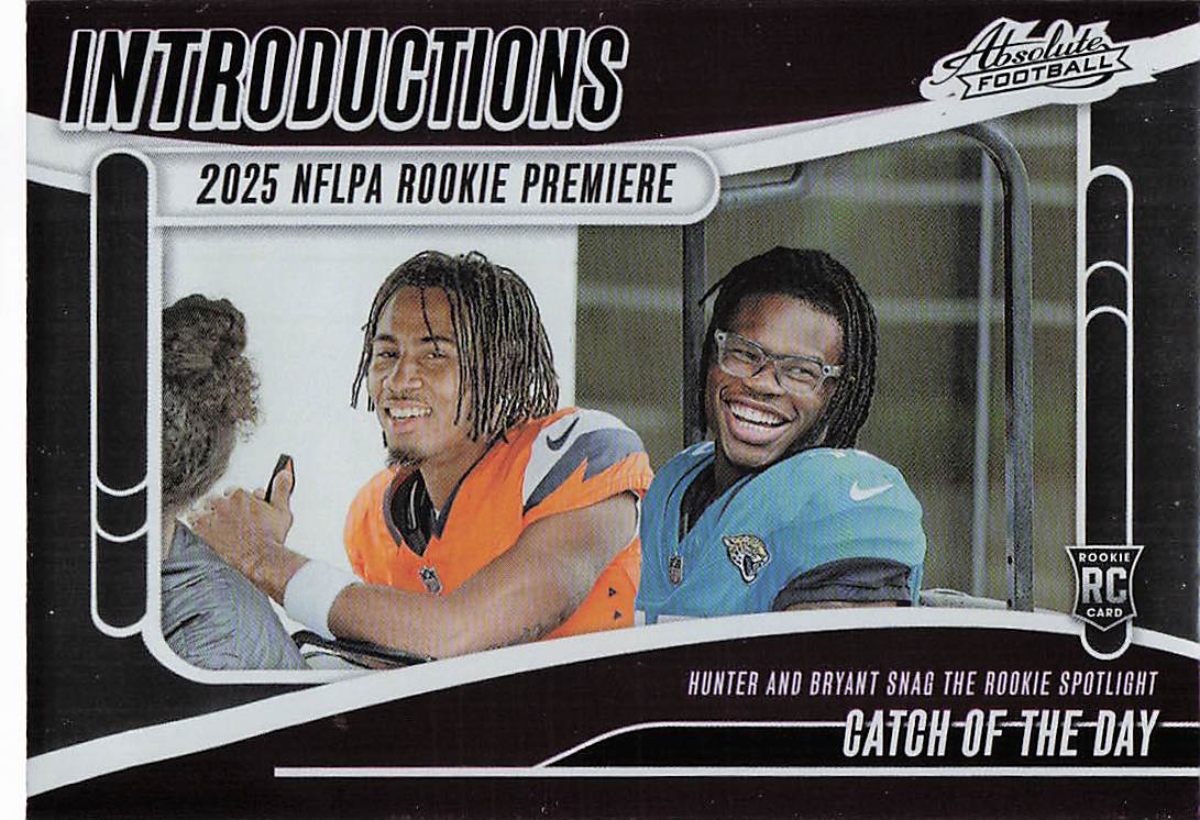 2025 Panini Absolute Football Introductions Catch of the Day #I-THR