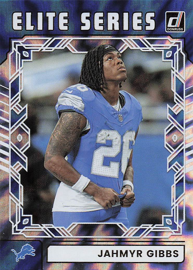 2025 Donruss Football The Elite Series Jahmyr Gibbs #TES-JGI