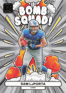 2023 Donruss Football Bomb Squad Sam LaPorta #BS-28