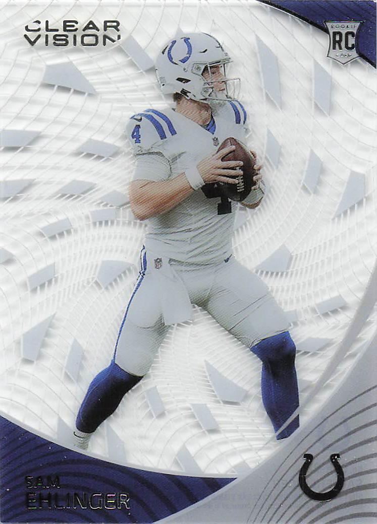 2021 Panini Chronicles Football Clear Vision Rookies Sam Ehlinger #CVR-28