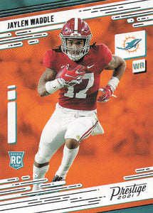 2021 Panini Prestige Football Jaylen Waddle #213 Rookie