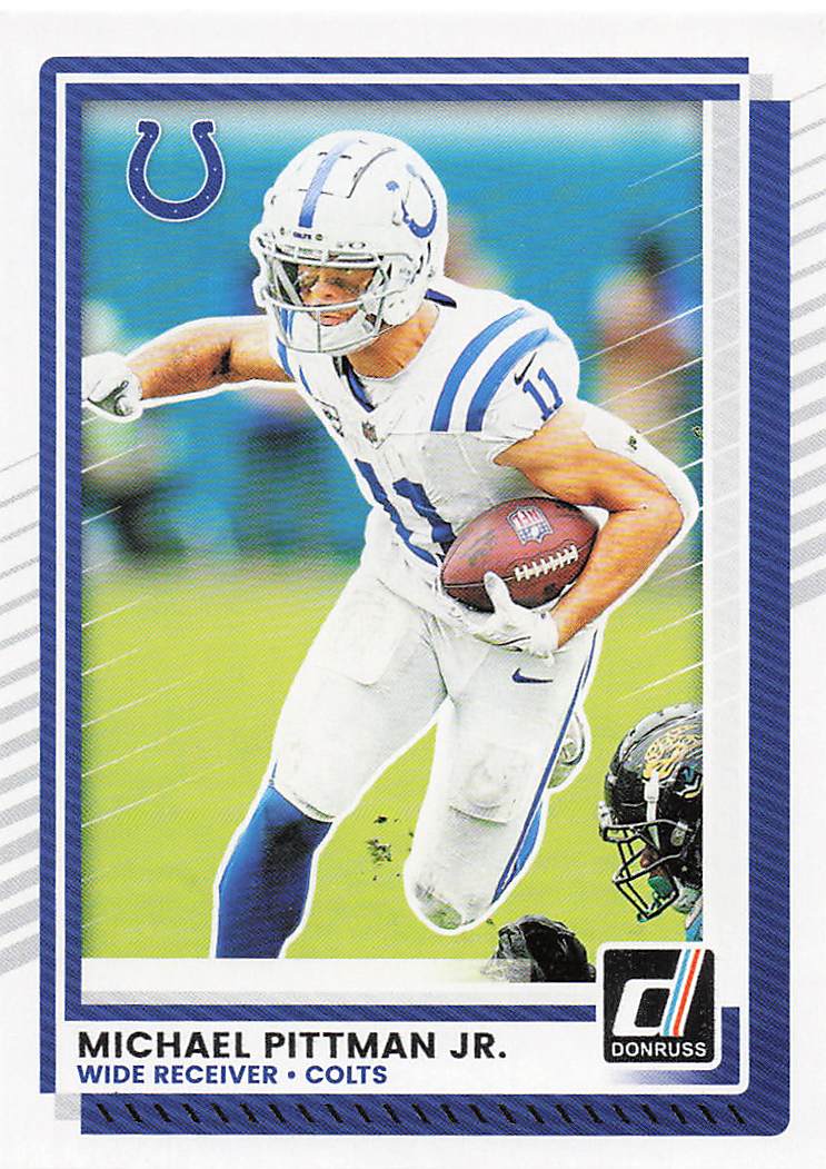 2025 Donruss Football Michael Pittman Jr. #185