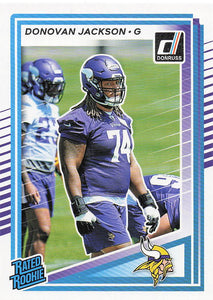 2025 Donruss Football Donovan Jackson #381 Rookie
