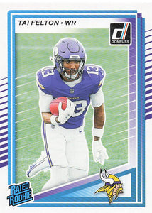 2025 Donruss Football Tai Felton #331 Rookie