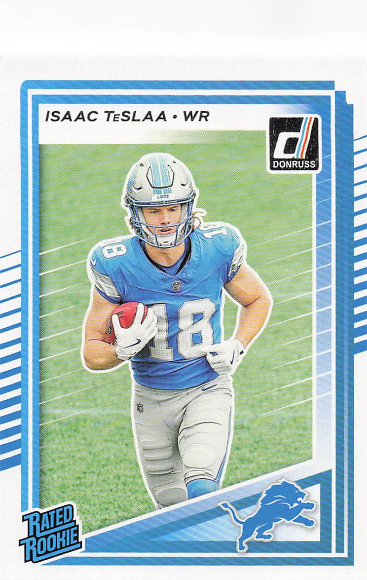 2025 Donruss Football Isaac TeSlaa #338 Rookie