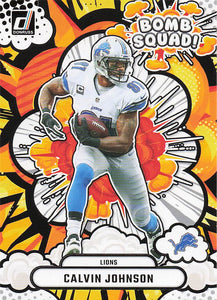 2025 Donruss Football Bomb Squad Calvin Johnson #BS-CJN