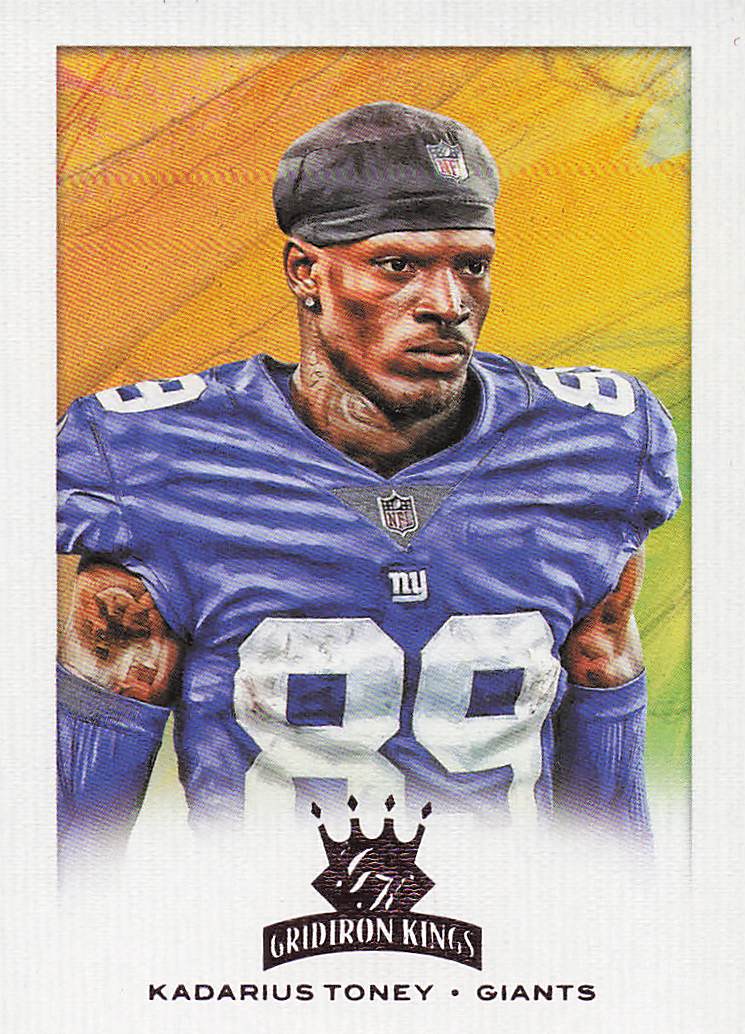 2021 Panini Chronicles Football Gridiron Kings Pink Kadarius Toney #GK-27